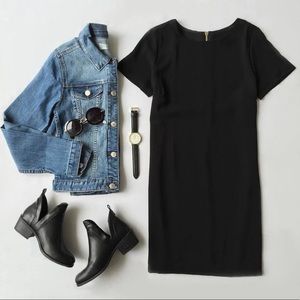 Lulu’s Black Shift and Shout Dress